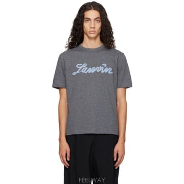 랑방 그레이 랑방 리본 티셔츠 RM TS0012 J060 A26 TP878093693