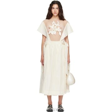 Simone Rocha �ø� �λ� ���� ȭ��Ʈ �ø��� �ý��� ���� �г� �ƽ� �巹�� 7490E 0469 TP878018984�ø� �λ� ���� ȭ��Ʈ �ø��� �ý��� ���� �г� �ƽ� ��