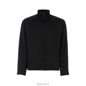 24SS 발렌티노 블랙 새틴 스웨트 셔츠 4V3CIN959V00NO TP570373760