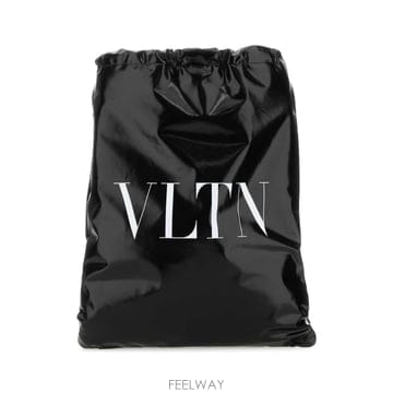23SS 발렌티노 블랙 레더 VLTN sack 2Y2B0B97MWL0NI TP570355891