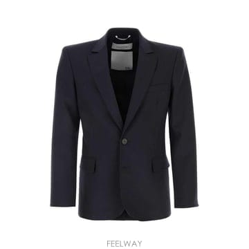 24SS 발렌티노 미드나이트 블루 울 블레이저 4V3CEF618EJ598 TP570377236