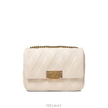 25FW 발렌티노 레더 미디움 숄더 백 6W2B0R07XCAREN TP570537999