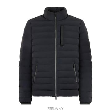무스너클 블랙 스트레치 나일론 다운 자켓 M35MJ127292 TP570440784