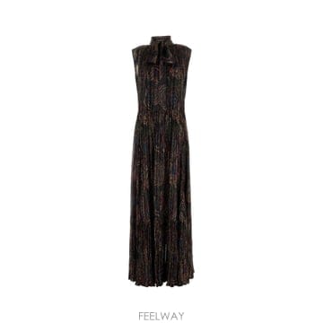 Saint Laurent 25FW ���ζ� ����Ʈ ��ũ ������ �� �巹�� 820916Y4K431052 TP57183217225FW ���ζ� ����Ʈ ��ũ ������ �� �巹�� 820916Y4K4310