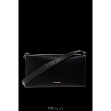 23FW 질샌더 All day 숄더 백 in 블랙 레더 J07ZH0012P4840001 TP581897522