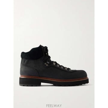 26 FW 폴로 랄프 로렌 블랙 알파인 스웨이드 트리밍 누벅 하이킹 부츠 TP581955460