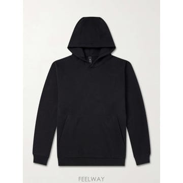 26 FW 룰루레몬 블랙 스테디 스테이트 코튼 블렌드 저지 후드티 TP581955030