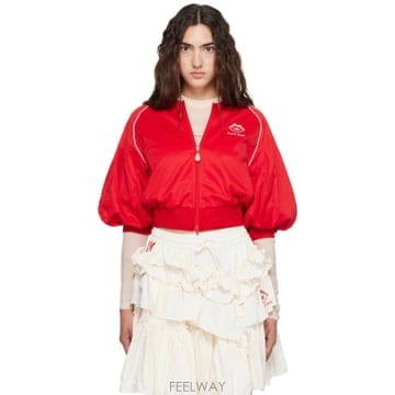 26 FW 시몬 로샤 레드 adidas Originals 슈퍼스타 트랙 탑 262405F063000
