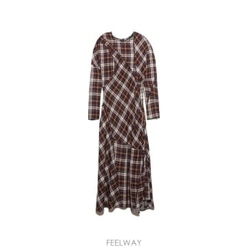 | Other Brand | 26 FW BIMBA Y LOLA  ���� üũ ��ġ��ũ ��Ʈ�� �Ҹ� �巹�� 262BR906712210 TP426 FW BIMBA Y LOLA  ���� üũ ��ġ��ũ ��Ʈ�� �Ҹ� ��
