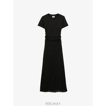 Claudie Pierlot 26 FW ���ε��ǿ��� �ø��� ���̸�Ƽ���� �̵� �巹�� CFPRO03100 TP45911067526 FW ���ε��ǿ��� �ø��� ���̸�Ƽ���� �̵� �巹�� CFP