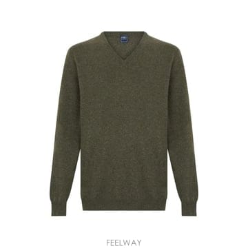26 FW Fedeli V넥 캐시미어 스웨터 6UI07002 TP458692671
