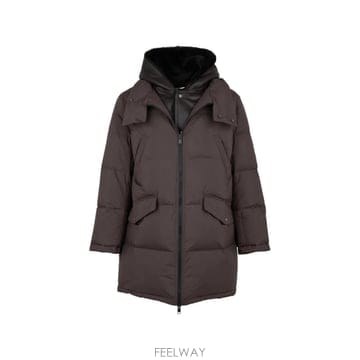 26 FW 이브살로몬 shearling bib hooded down jacket 26WHM01594J17W