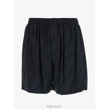 26 FW 발렌시아가 로고 프린트 트랙 쇼츠 871411TUL02 TP457938880