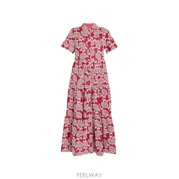 26 FW 에르뎀 floral embroidered midi shirt dress VC26D916518760