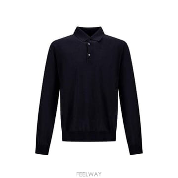 26 FW 에르노 긴소매 폴로 셔츠 MPL0005UR70025 TP458142088
