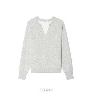 26 FW 쟈딕앤볼테르 올리브 V넥 스웨트셔츠 JWSS01730 TP454264561