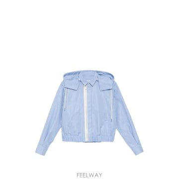 26 FW 사카이 스트라이프 후드 재킷 2608617 TP456763611