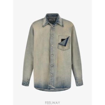 26 FW 메종마르지엘라 Numeric Signature denim shirt SH2DT0062M30055 