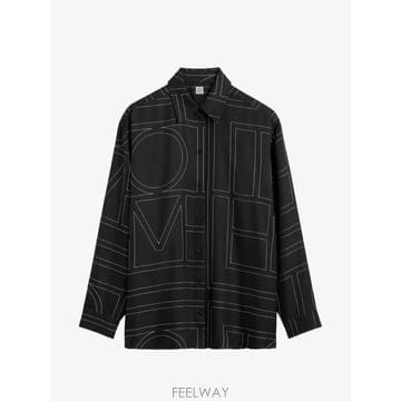 26 FW 토템 클래식 블랙 자수 셔츠 263WRT0480FB0704001 TP455986058