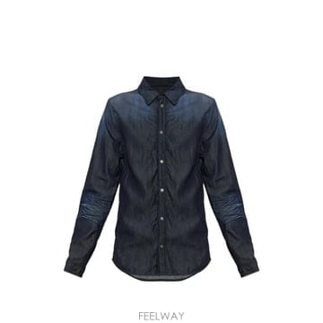 26 FW 디젤 크리즈 데님 셔츠 A2592006A12 TP459269606