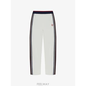 26 FW 카사블랑카 모노그램 자카드 사이드 스트라이프 트랙팬츠 MAW26KW1478010 TP4579359
