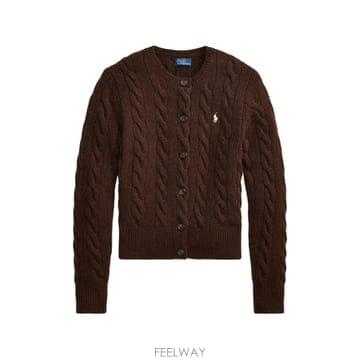 Ralph Lauren 26 FW ���� �����η� cable knit wool cashmere cardigan 21197210450926 FW ���� �����η� cable knit wool cashmere cardigan 