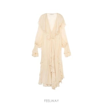Blumarine 26 FW ���縶�� V�� ���� �ƽ� �巹�� RF6069T6679 TP45910118926 FW ���縶�� V�� ���� �ƽ� �巹�� RF6069T6679 TP4591