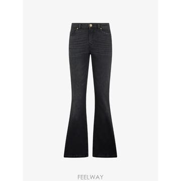 26 FW 로베르토 카발리 로고 패치 플레어 진 SOJ20MDL011 TP459137568