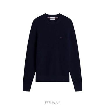 26 FW 타미힐피거 와플 니트 크루 넥 스웨터 MW0MW44759 TP457728073