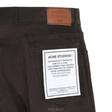 [D14]아크네 BK0784 ADM DARK BROWN 남성 바지 팬츠 하의 Acne Studios Pant
