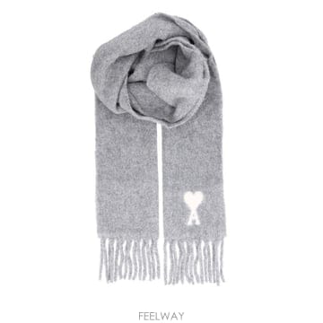 [A94]아미 USF673AW0004095 공용 목도리 머플러 AMI AMI Scarf