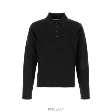 [X45]르메르 TS0031LK1072 BK998 남성 폴로 피케셔츠 Slate wool polo shirt