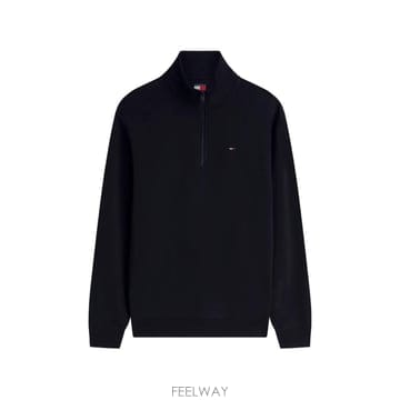 26 FW 타미힐피거 쿼터 지퍼 로고 자수 스웨터 DM0DM20339 TP457727148