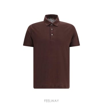Loro Piana [K68]�η��ǾƳ� FAI1314 Q0CA ���� ���� ���ɼ��� Linen Polo Shirt[K68]�η��ǾƳ� FAI1314 Q0CA ���� ���� ���ɼ��� Linen 