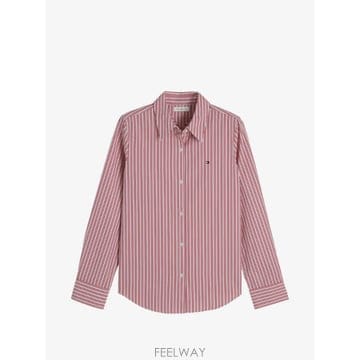 26 FW 타미힐피거 striped poplin shirt WW0WW51155 TP458510750