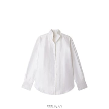 26 FW 산드로 oversized silk satin shirt SFPCM01740 TP458231525