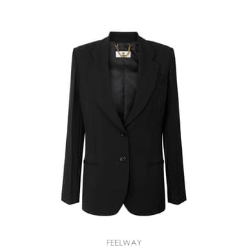 26 FW Elisabetta Franchi 플로잉 개버딘 재킷 GI27267E2 TP459064914