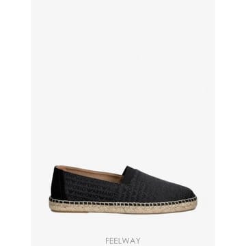 Armani 26 FW �Ƹ����� jacquard espadrilles with all over logo lettering26 FW �Ƹ����� jacquard espadrilles with all over logo