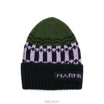 26 FW 마르니 로고 패치 비니 CLMC0193Q0UFH101 TP459207490