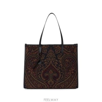 26 FW 에트로 러브 트로터 페이즐리 모티프 자카드 라지 백 WP1D0065AQ13A TP455692756