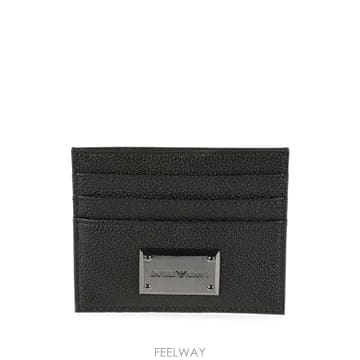 26 FW 아르마니 로고 장식 페블 카드홀더 EM007046AF1 TP457722419