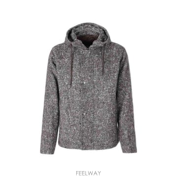 26 FW 에르노 herringbone pattern hooded jacket GC000130U33542 T