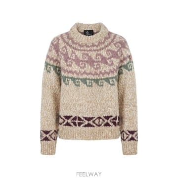 26 FW 몽클레어 그레노블 페어 아일 니트 울 스웨터 L20989C00007N0696 TP459259327