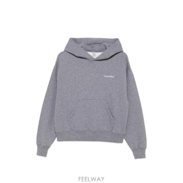26 FW 스포티앤리치 로고 자수 파우치 포켓 후드티 ST11084300GY TP459259117