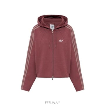 26 FW 아디다스 로고 자수 사이드 스트라이프 후드티 KT4691 TP458224014