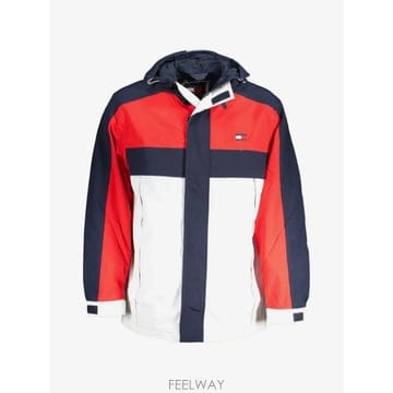 26 FW Tommy Jeans colorblock windbreaker jacket DM0DM19477 T