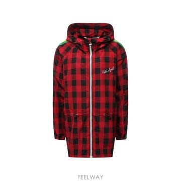 26 FW 팜앤젤스 버팔로 체크 사이드 스트라이프 재킷 PWEB004S21FAB0022501 TP459205