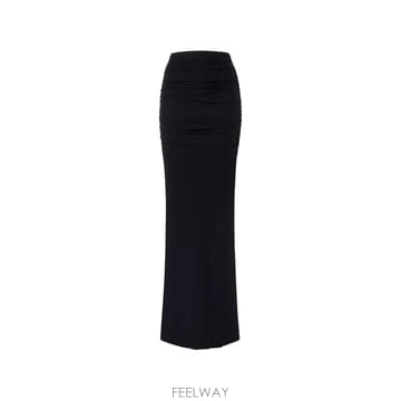 26 FW Elisabetta Franchi 크레이프 드레이프 저지 스커트 GO16261E2 TP457927