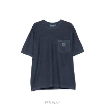 26 FW 칼하트 로고 패치 포켓 티셔츠 I036863 TP457328016