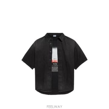 발렌시아가 더 도어 하이브리드 셔츠
